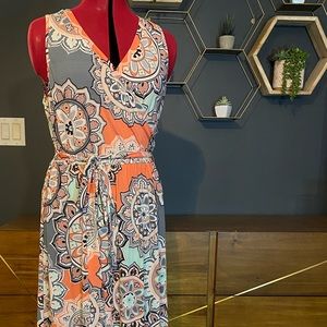 Paisley maxi summer dress